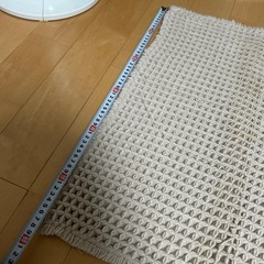 ラグ　2枚　ベージュの画像