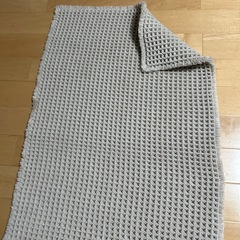 ラグ　2枚　ベージュの画像