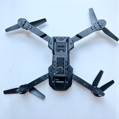 新品 E88ドローン デュアルカメラ バッテリー2個付き 空撮 初心者練習　❶の画像