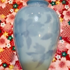 一輪挿し　花瓶　花入　深川製磁　色絵　彩磁　高さ約10センチの画像