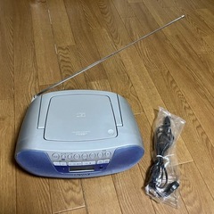 SONY CDラジオ ZS-S10CP｜CD再生OK・電源コード付きの画像