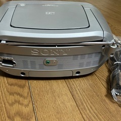 SONY CDラジオ ZS-S10CP｜CD再生OK・電源コード付きの画像