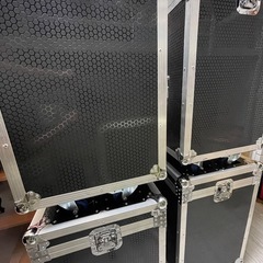 楽器や小物の運搬、収納に。機材ケース キャスター付き 精密機器 ハードケースの画像
