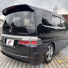 神奈川【自社ローン】保証人無可★全国対応★ステップワゴン【スパーダS HDDナビ スマートスタイルED】純正17インチ/両側パワスラ/インナールームミラー型ドラレコ/ローダウン/バックカメラ/イエローフォグ/ハンドルカバー/ウォークスルーの画像