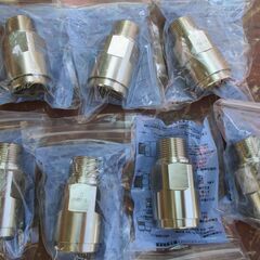 ☆日立金属 HITACHI プッシュインパクト継手接続要領20A21・S SS 都市ガス用 10個セット◆ひょうたん印の画像