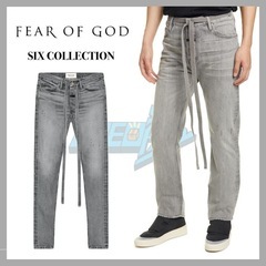 Fear of god 6th collection ダメージトラックデニムの画像