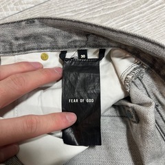Fear of god 6th collection ダメージトラックデニムの画像