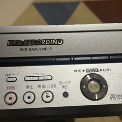 ジャンク品　Panasonic DVD/VHS一体型　ビデオレコーダーの画像