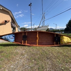 手作りウッド製カナディアンカヌー🛶の画像