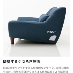 【LOWYA】ロータイプソファの画像