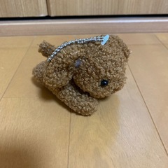 未使用品！！犬のマスコットキーチェーンつきの画像