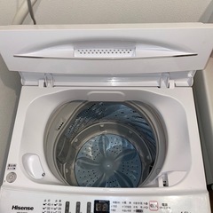 【最終価格】ハイセンス　洗濯機の画像