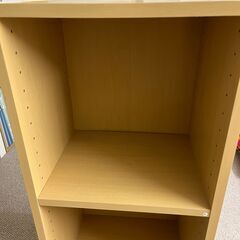 木製カラーボックス　大きな傷はありません　お引き取りいただける方差し上げますの画像
