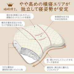 西川　横寝サポート枕(低)の画像
