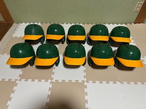 軟式野球　ヘルメット10個セット