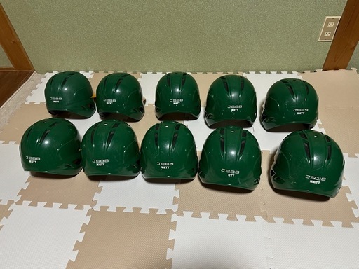 軟式野球　ヘルメット10個セット