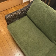 ソファ　3人掛け　アジアンテイストの画像