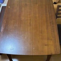 ダイニングテーブルセット 4人掛け 幅130の画像