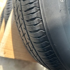 13インチ　鉄チン　7J タイヤホイールセットの画像