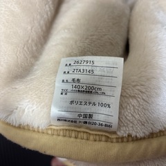 西川　毛布の画像