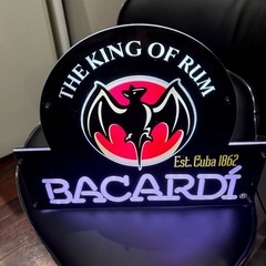BACARDI バカルディ ネオンサイン風看板 の画像