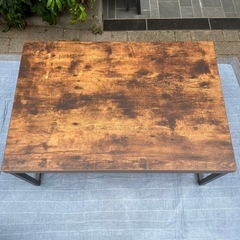 f●■ニトリ センターテーブル ステイン80 NITORI ヴィンテージ【80×55×37cm】美品の画像
