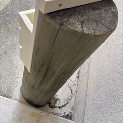 ハンドメイド　純木製　郵便荷物受けの画像