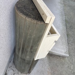 ハンドメイド　純木製　郵便荷物受けの画像