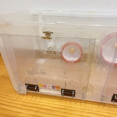 ハムスター ゲージ 手作り 回し車 の画像