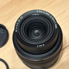 SONY FE 28-60mm F4-5.6 ズームレンズ ほぼ未使用美品の画像