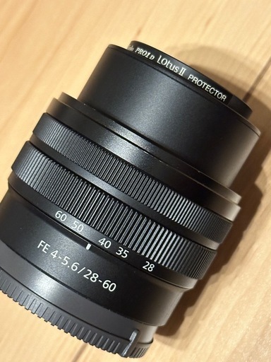 【決まりました】SONY FE 28-60mm F4-5.6 ズームレンズ ほぼ未使用美品