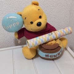 ドラえもん　くまのプーさん　お祝い電報ぬいぐるみの画像