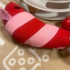 猫おもちゃ　スリコ　3コインズ　ペティオ　エビ　ボール　パンダの画像