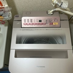 美品　パナソニック　洗濯機　ピンク　現在稼働中　の画像