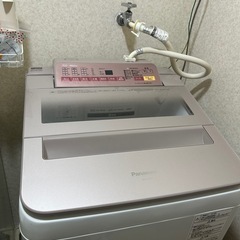 美品　パナソニック　洗濯機　ピンク　現在稼働中　の画像