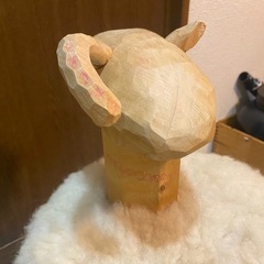 羊の置き物の画像