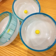 ハムスター 回し車 ブルー セットの画像