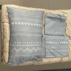 (お譲り先決定)タンスのゲン 来客用 布団セット シングルの画像