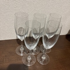 シャンパングラス5個セットの画像