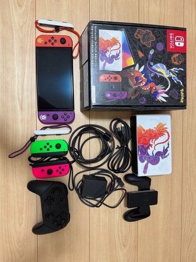 ニンテンドースイッチ 有機EL スカーレット・バイオレット エディション