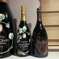 PERRIER JOUET BELLE EPOQUE他　 展示用ダミーボトルセット  空瓶 空ボトル シャンパン シャンパーニュの画像