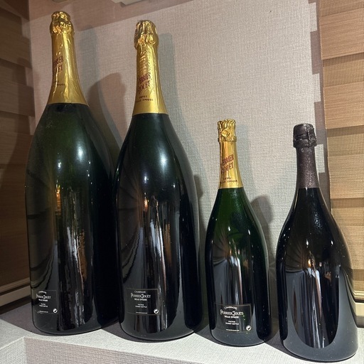 PERRIER JOUET BELLE EPOQUE他　 展示用ダミーボトルセット  空瓶 空ボトル シャンパン シャンパーニュ　デモ