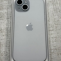 iPhone15 128GB ブルー SIMフリー 箱あり 超美品 NIMASOフィルム＆ケース付　その①　の画像