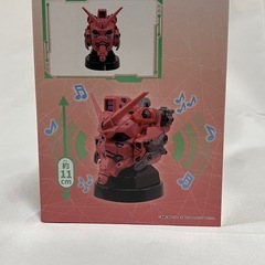 新品機動戦士ガンダム ジークアクス ヘッド型スピーカー 赤いガンダム スピーカーの画像