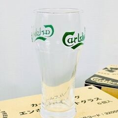 【未使用品】カールスバーグ エンボスパイントグラス 1箱6個入り×2箱の画像