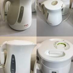 🍀【美品】【合計6台纏め売り】電気ケトル 湯沸かしの画像