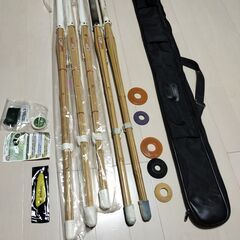 剣道 防具＆カバン／竹刀＆予備＆カバン フルセット（中学生用）の画像