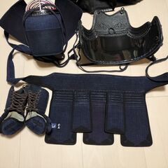 剣道 防具＆カバン／竹刀＆予備＆カバン フルセット（中学生用）の画像