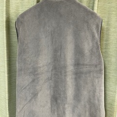A/X ARMANI EXCHANGE アルマーニ ジップベスト フリース　メンズ サイズL グレー フリースベスト ベストの画像