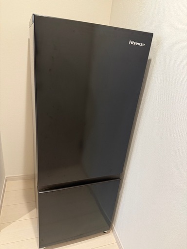 【お引き取り限定】冷蔵庫 Hisense HR-D16FB 162L 製造年：2024